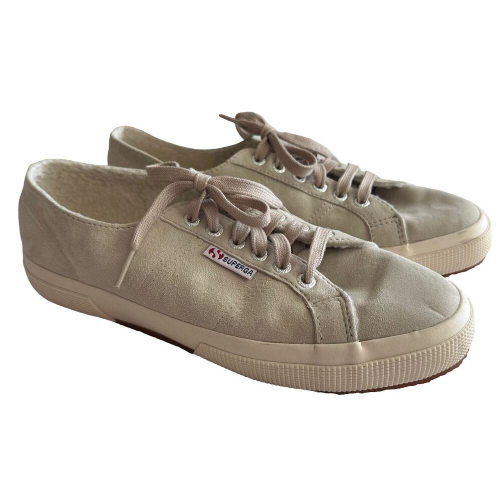 Superga | Unisex Size Mens 8 Womens 9.5 Leather Suede Tennis Shoe